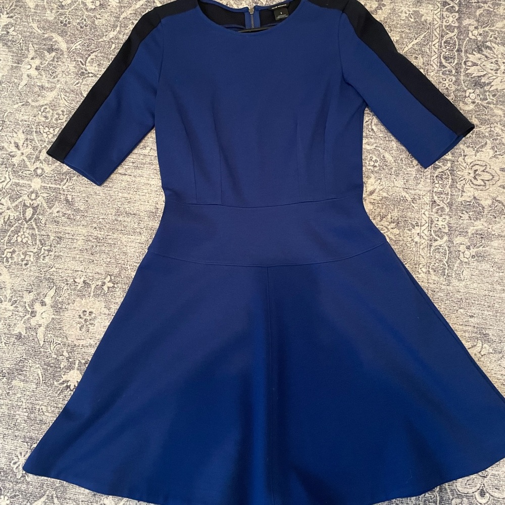 Club Monica blue/black skater dress